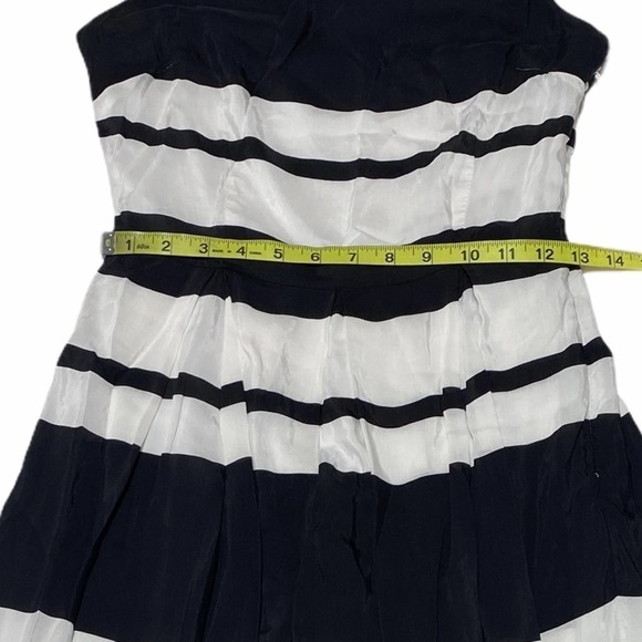 STOCKH Im Black White Striped Mini Dress Size 34/4 - Picture 10 of 14